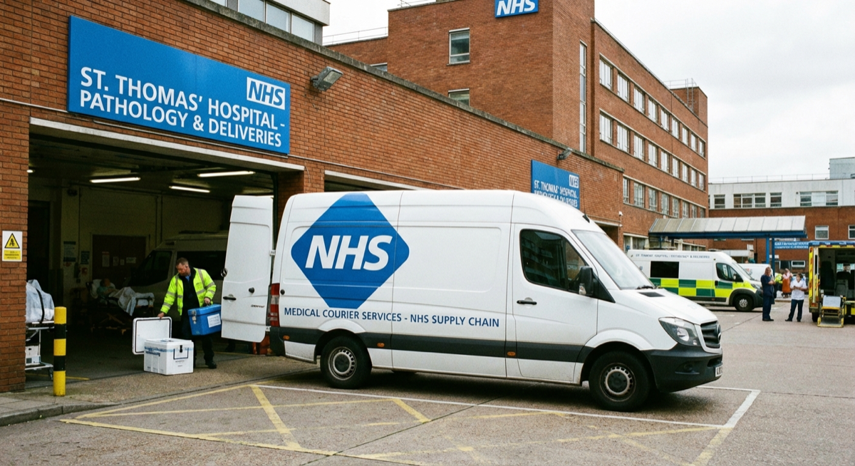 How Couriers Support NHS Trusts